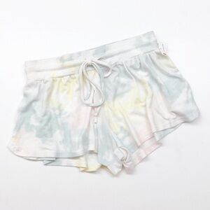 Make + Model pastel tie dye lounge shorts